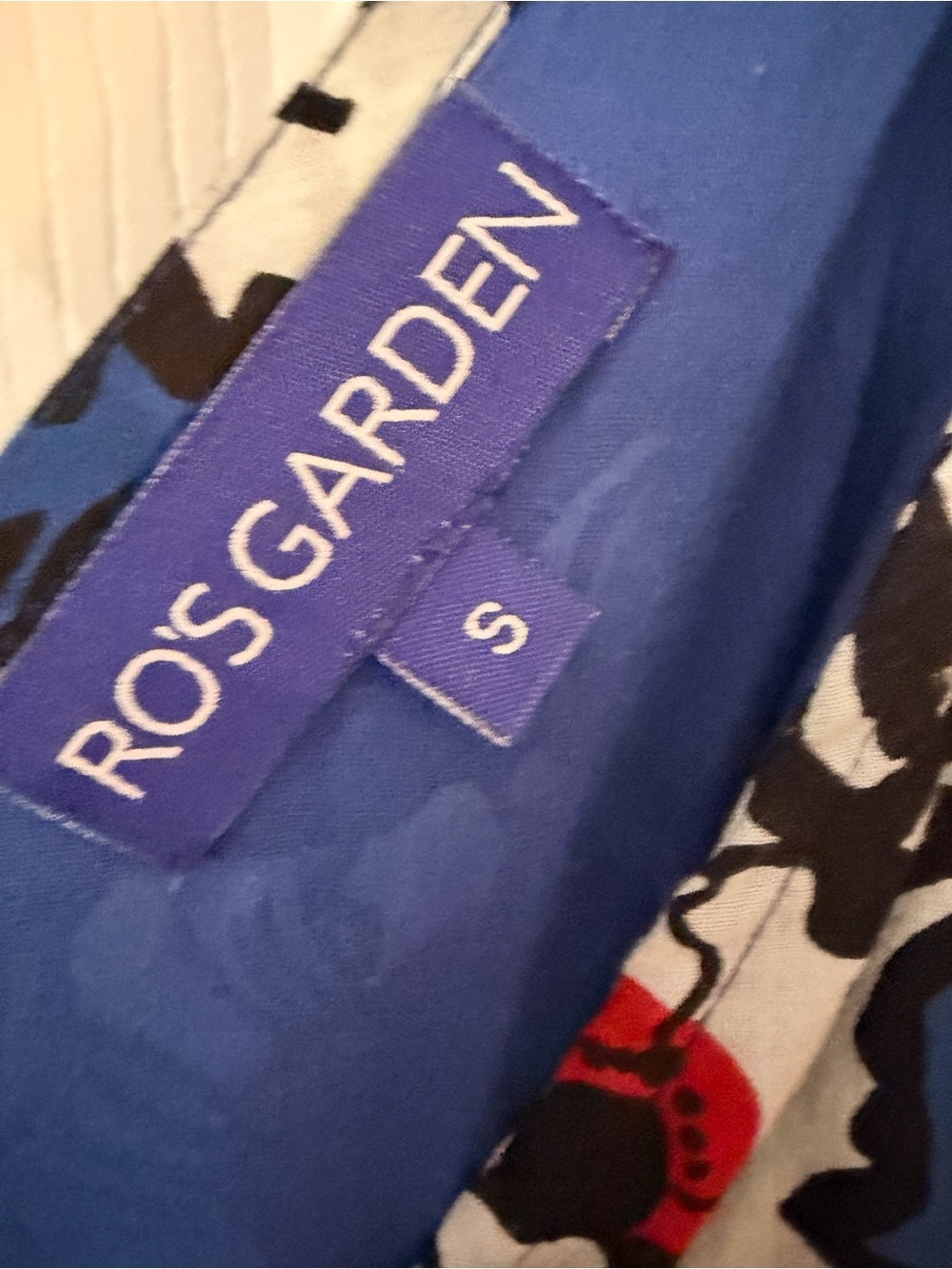 Ro’s Garden Blue Floral Tiered Maxi Dress - Picture 5 of 6